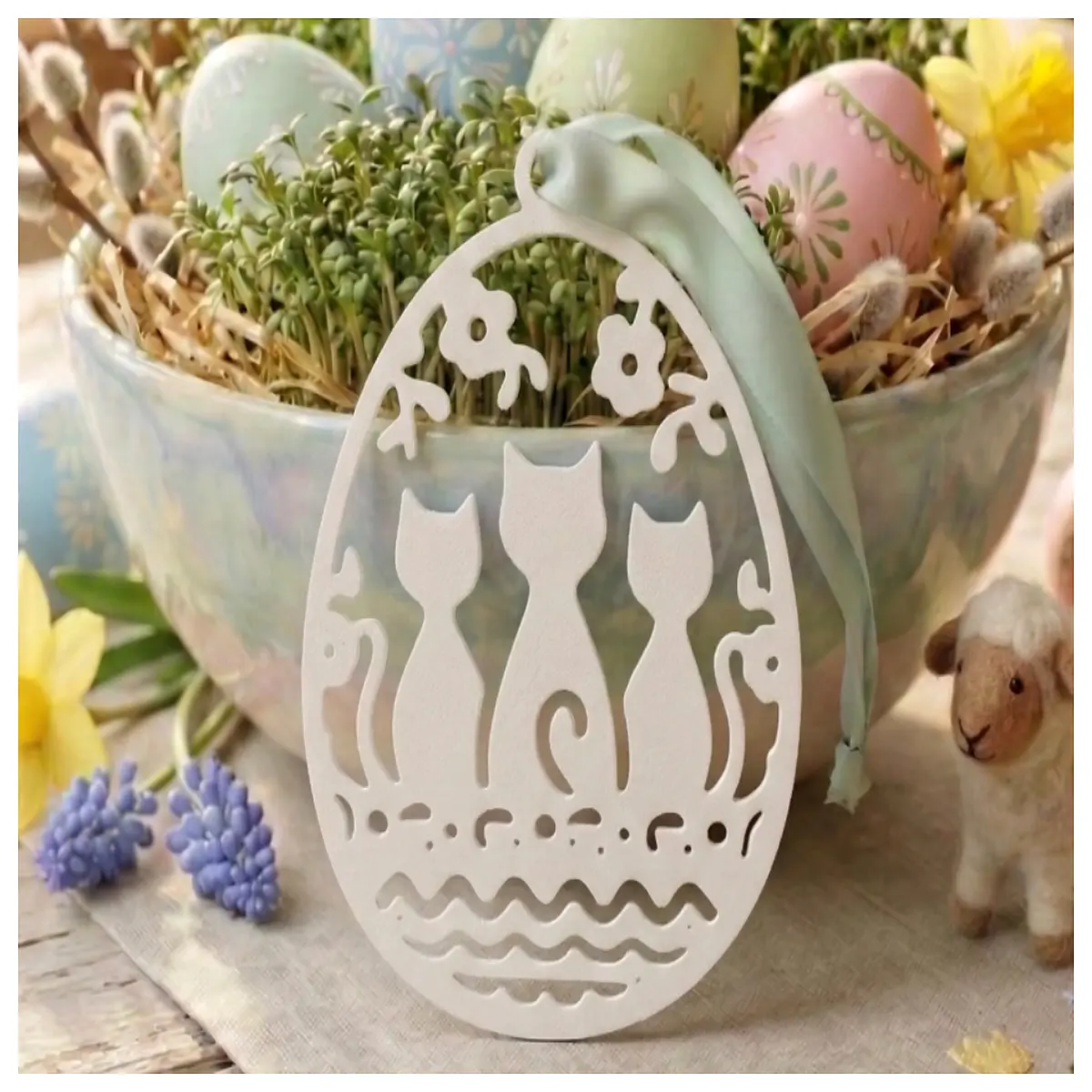 Easter Egg Hanging Decorations Festive Ornament Holiday Decor Creative Gift Easter Supplies