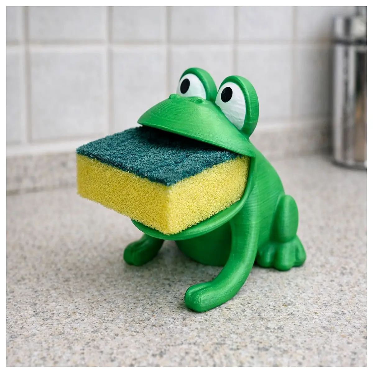 Sponge Holder Bathroom Organizer Wall Mounted Kitchen Dish Rack Heavy Duty Home Storage Multi Functional