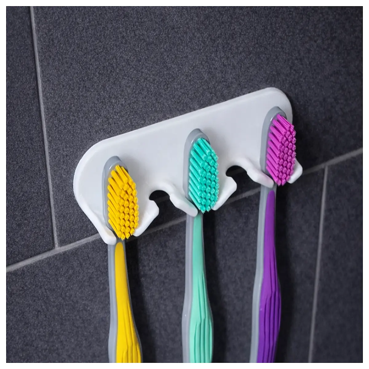 Toothbrush Holder Organizer Toothpaste Shelf Bathroom Storage Rack Dental Hygiene Multi Function Toothbrush Stand