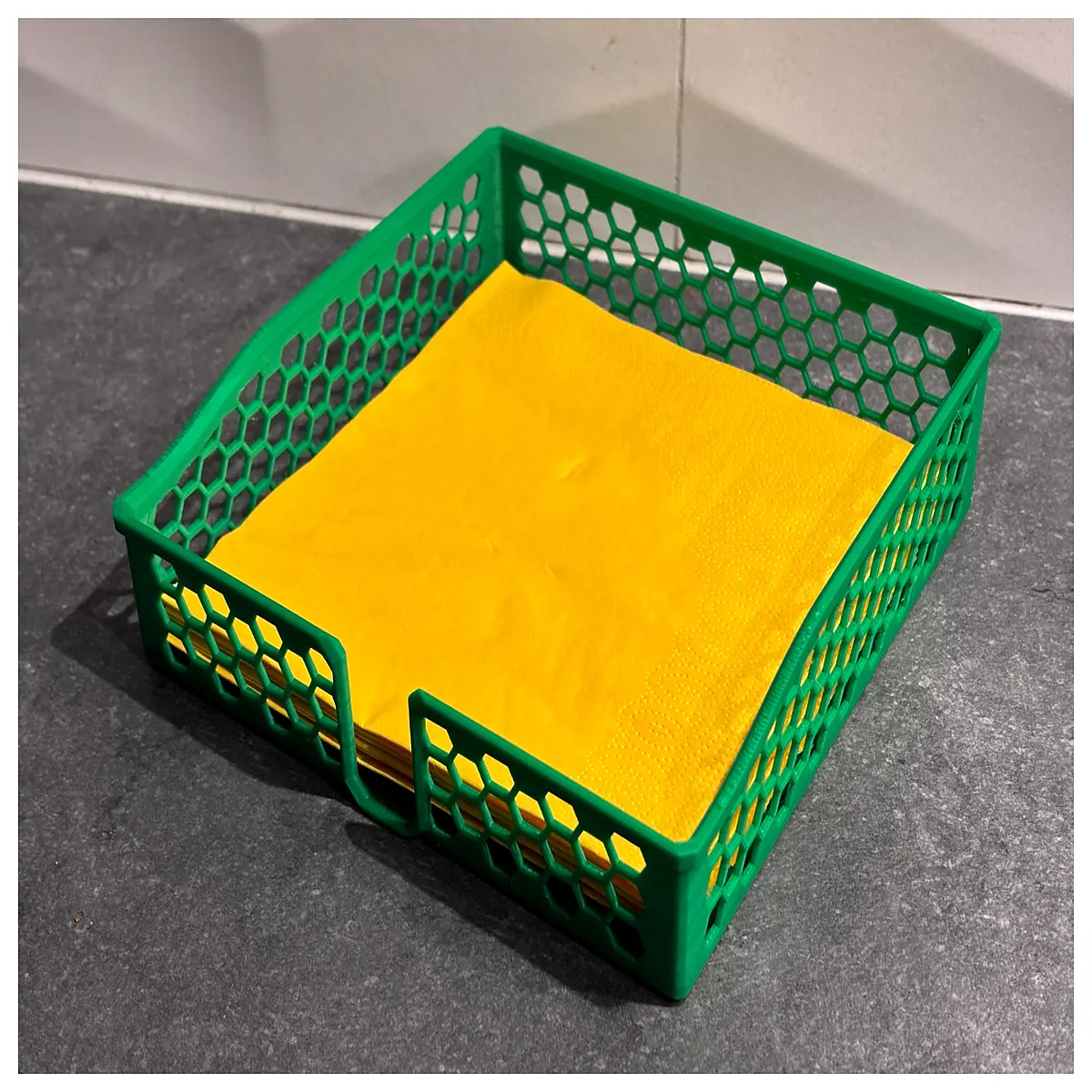 Hexagonal Tissue Box Creative Storage Basket Home Organizer Multi Functional Decoration Paper Towel Holder