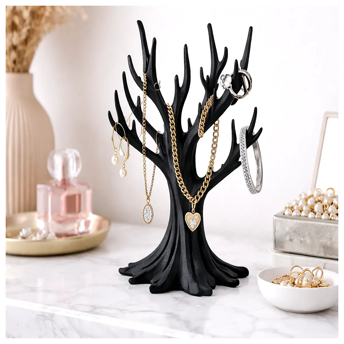 Jewelry Display Stand Organizer Decorative Tree Stand Jewelry Storage Box Creative Decoration Gift Box