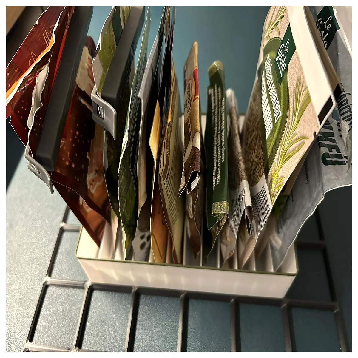 Spice Packet Organizer Seasoning Container Kitchen Storage Individual Small Packets Airtight Seal Food Storage