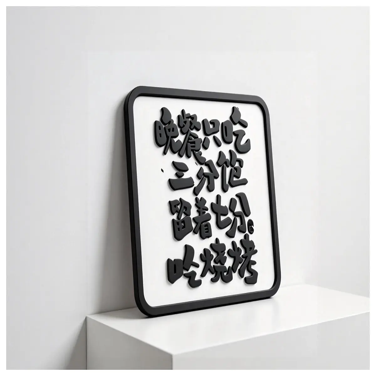 Dinner Decor Exam Good Luck Decoration Office Desk Accent BBQ Accessories 70 Full Plan Customizable
