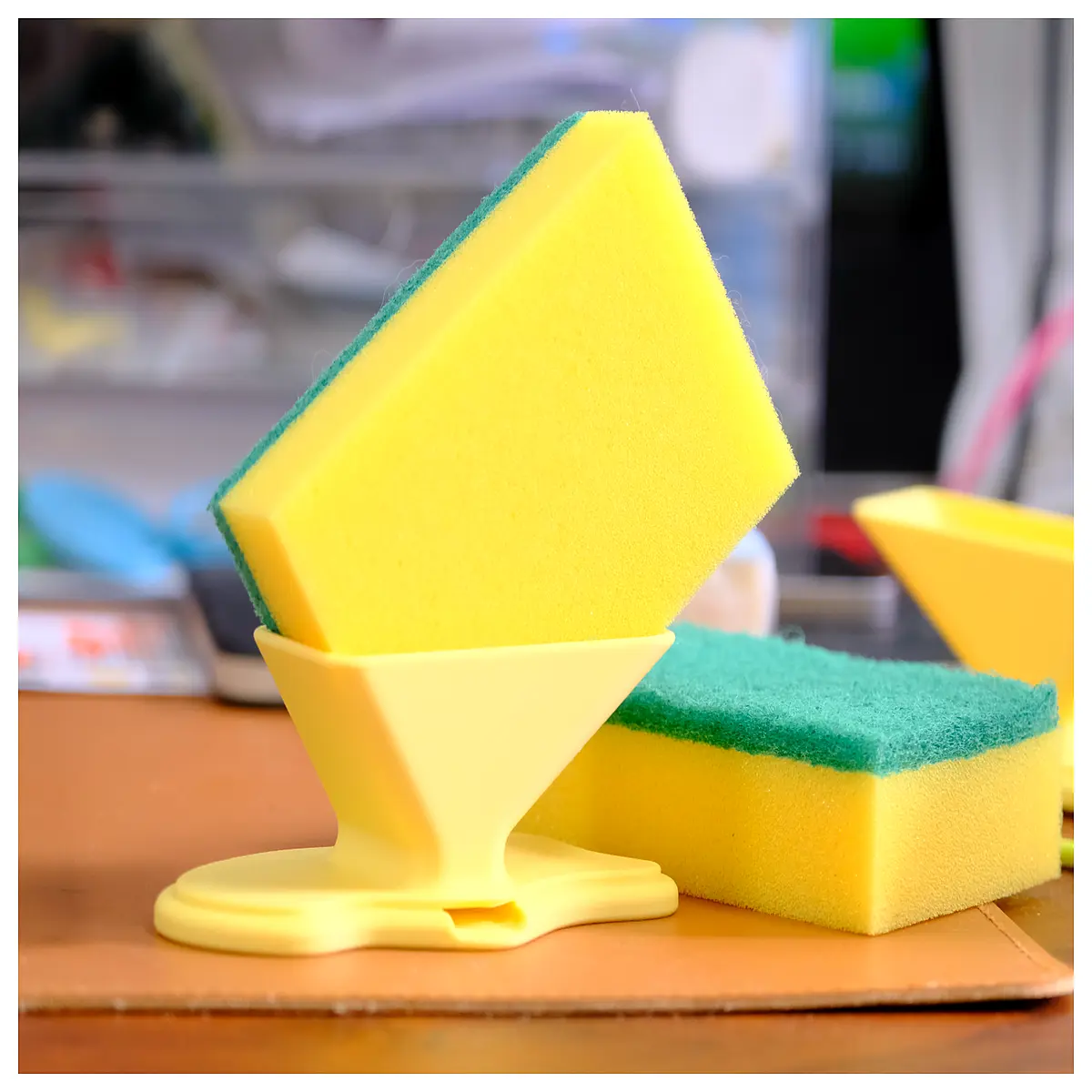 Kitchen Sponge Melting Draining Rack Baking Tool Cake Pad Food Baking Utensils Sponge Draining Rack Baking Essential