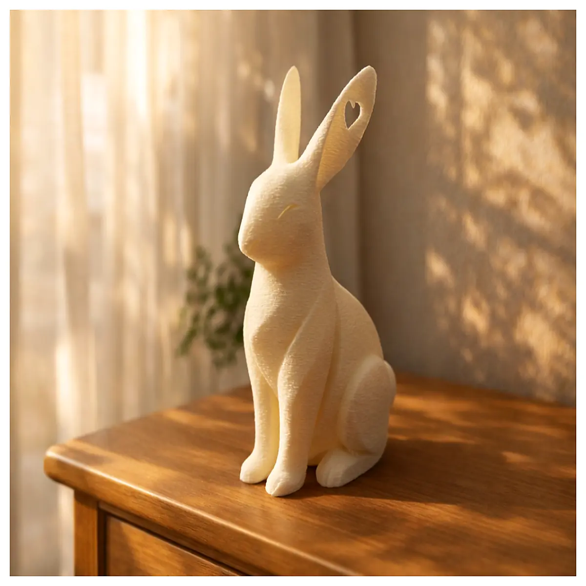 Shaped Easter Rabbit Plush 0 Fill Cute Decoration Easter Gift Kids Toy Holiday Ornament