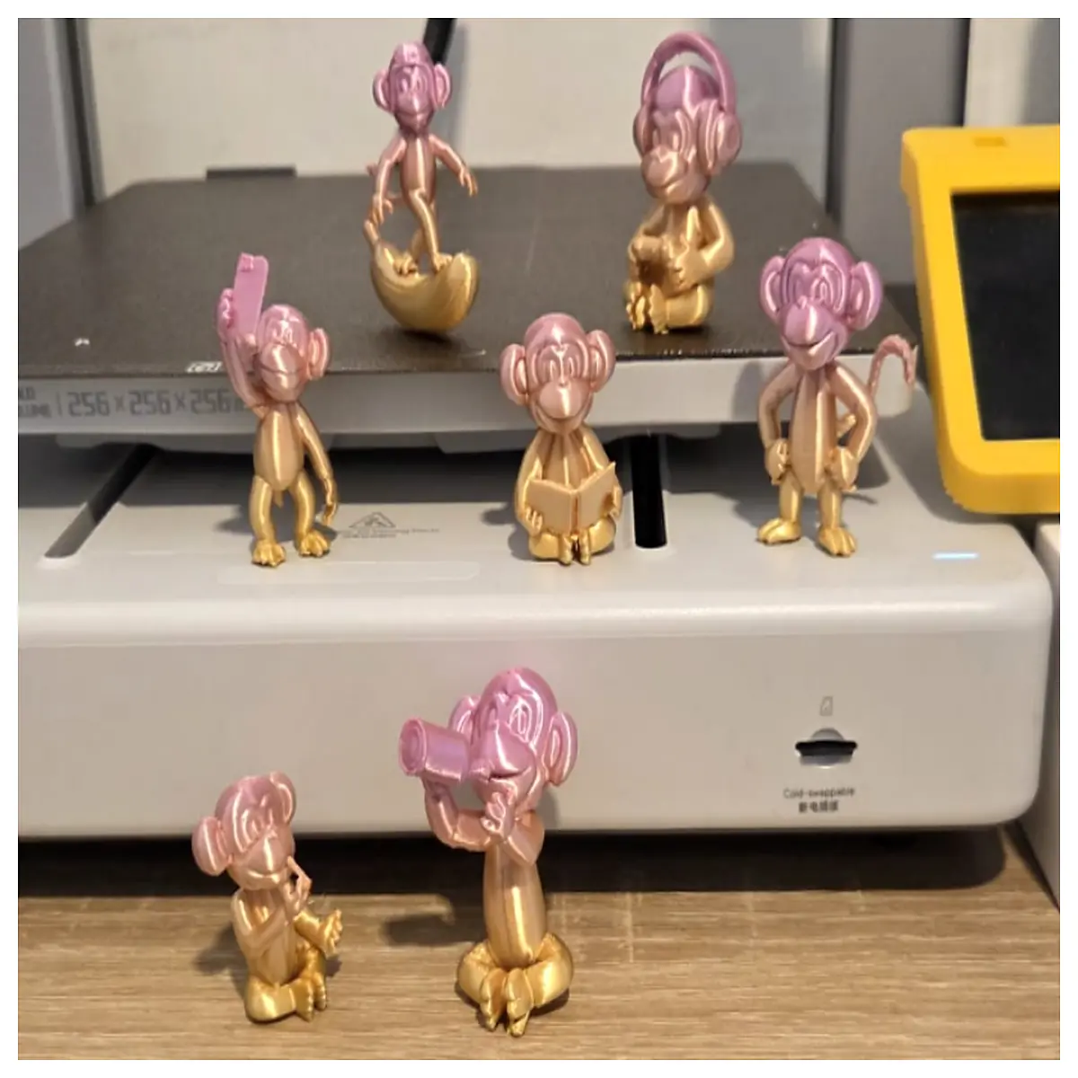 Monkey Mood Mini Series Desktop Figurine Cute Monkey Decoration Kids Gift Birthday Gift Festive Decor