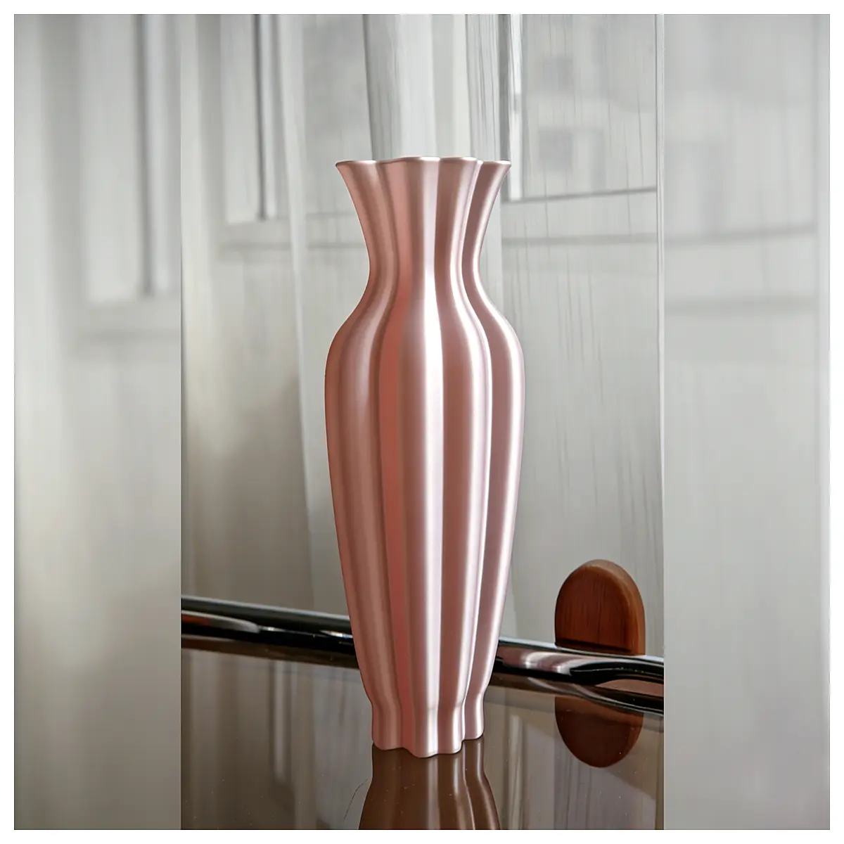 Bottle Silk Flower Vase Leakproof Premium Ceramic Vase Decorative Bottle Floral Vase Gift Idea