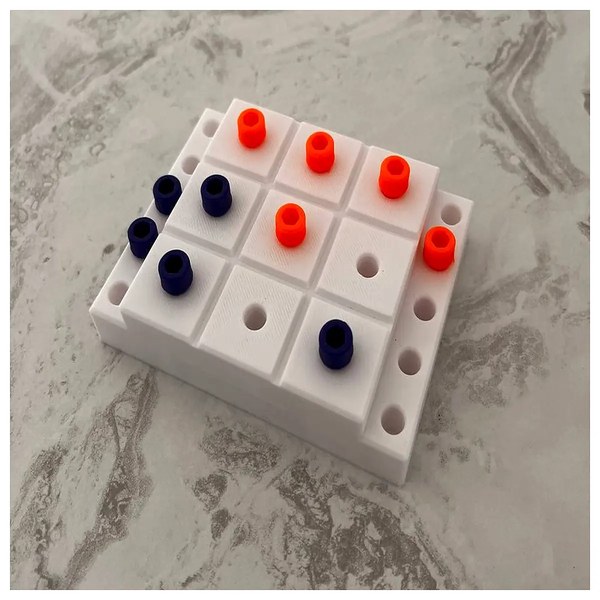 Toe Game Classic Strategy Board Game Puzzle Challenge Family Fun Toy Games Engaging Play