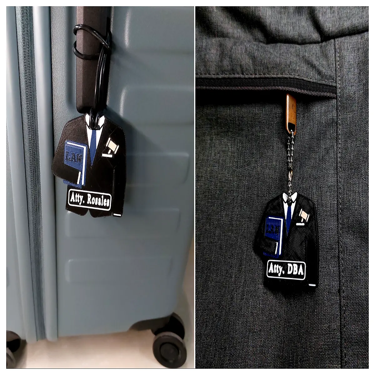 Personalized Cute Luggage Eye Hook Bag Charm Decoration Key Chain Accessories Creative Gift