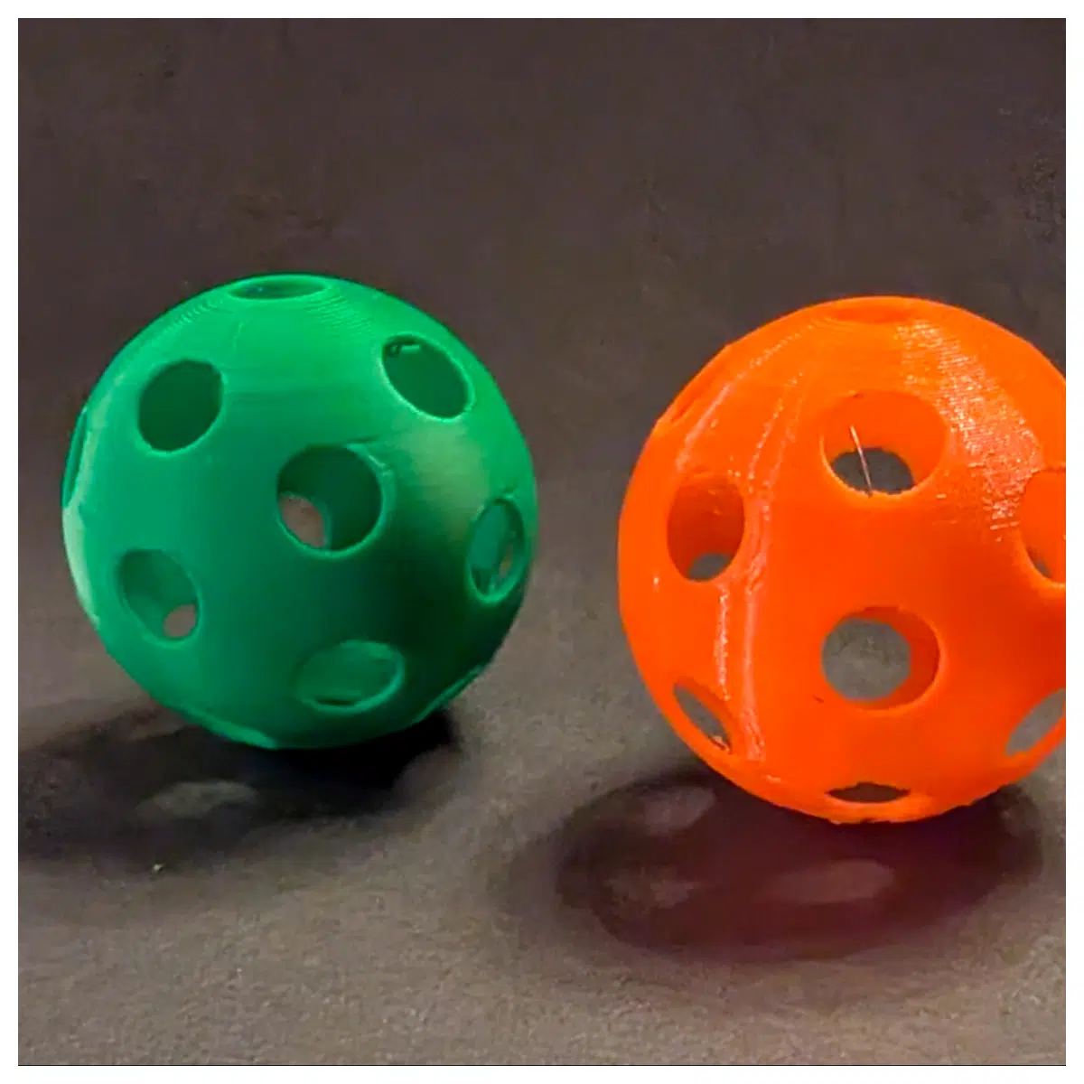 perforated rubber balls for sensory play hole puncher toys for kids textured massage balls with grip holes