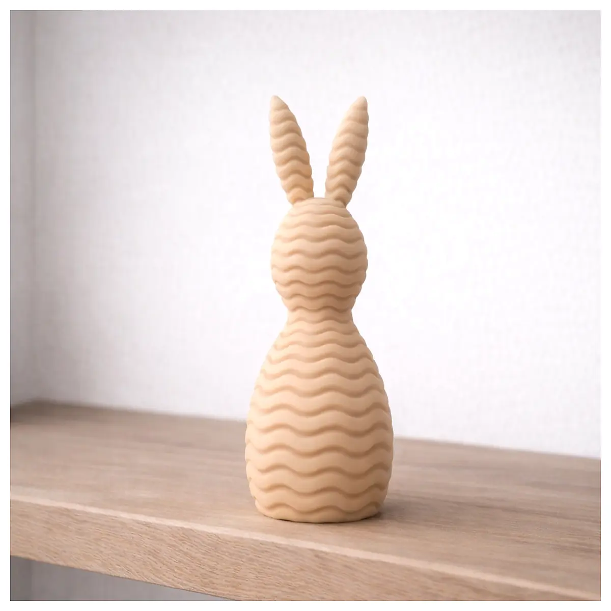 Easter Wave Rabbit Toy Festive Decoration Kids Fun Easter Gift Rabbit Figurine Easter Decor