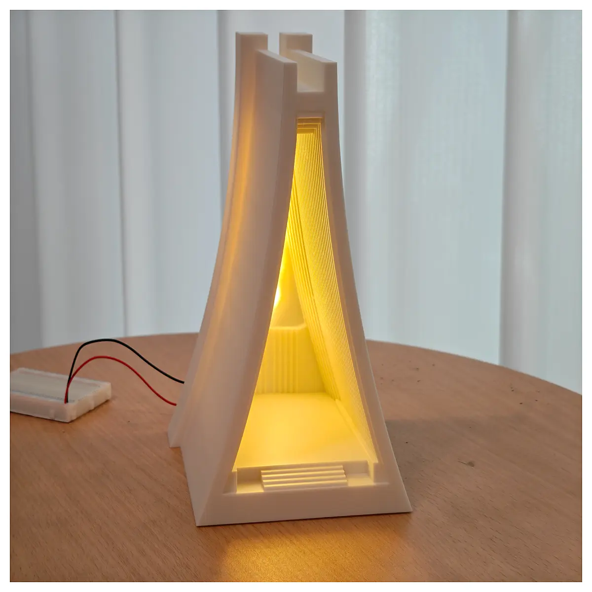aesthetic architectural desk night for bedroom home decor mood lighting building gift