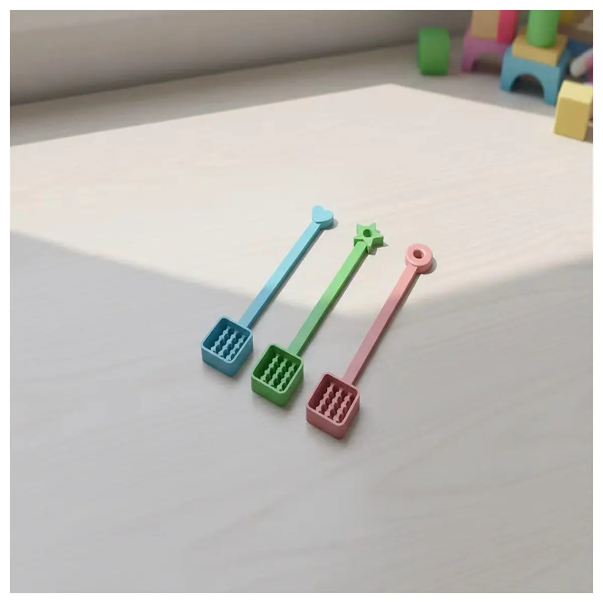 Bean Spoons Kids Toy Bean Scoop Educational Toy Baby Learning Tool Digging Exploration Toddler Toys Ages 0 3