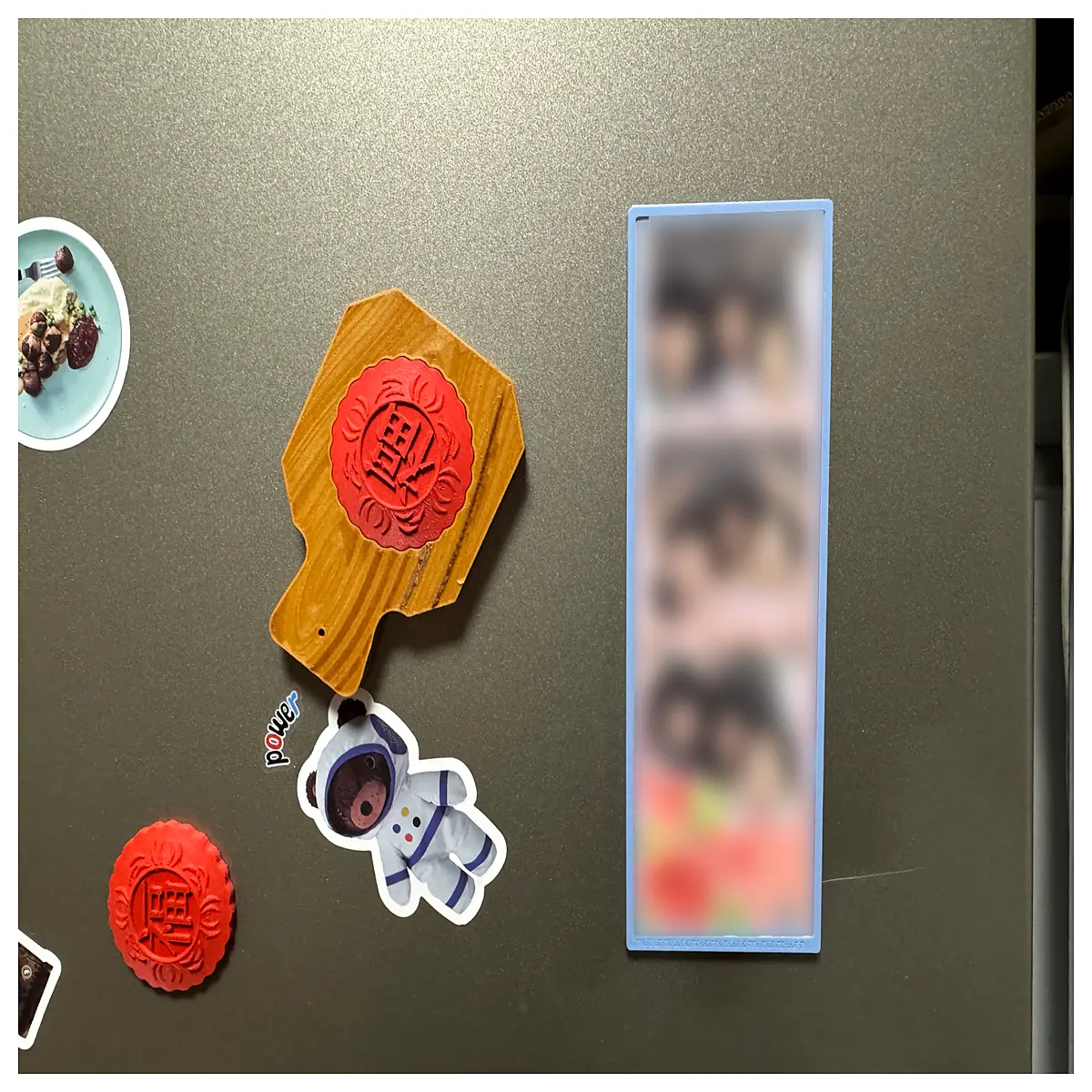 Magnetic Photo Frame Stickers Minimalist Photo Holder Large Head Photo DIY Photo Album Magnetic Photo Frame Decoration Photo Creative Frame