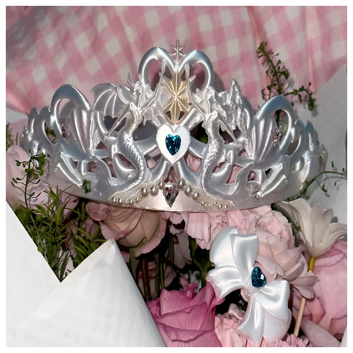 Pisces Crown Women s Hair Accessory Fish Headpiece Elegant Birthday Gift Party Decoration Fish Scale Ornament