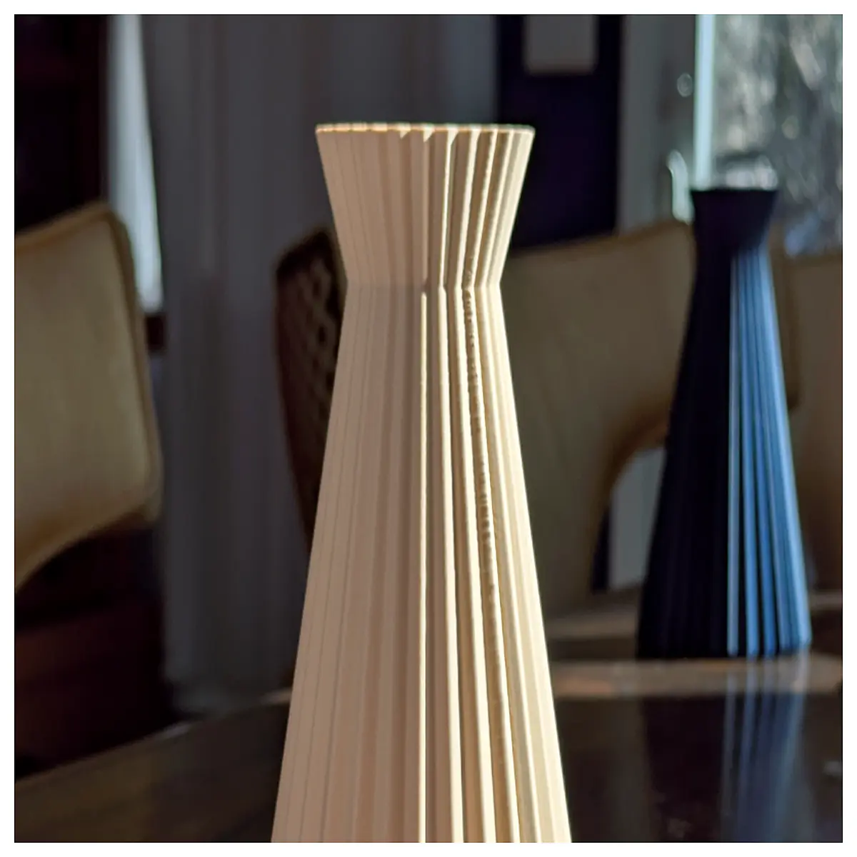 Kaku Maru Modern Minimalist Vase Simple Home Decor Creative Floral Arrangement Living Room Bedroom Vase