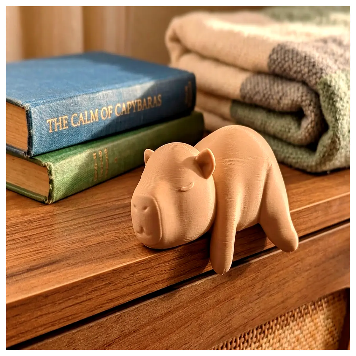 Capybara Sleep Pose Cards Desktop Edge Versions Funny Sleep Positions Guide Desk Decor Sleep Habit Learning Pet Cards