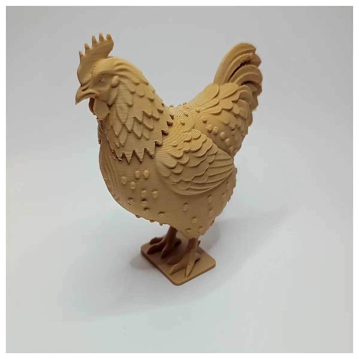 Charming Peafowl Decor Rustic Farm Chicken Toy Outdoor Garden Peacock Accessories Pet Display Figurine Pure Charm