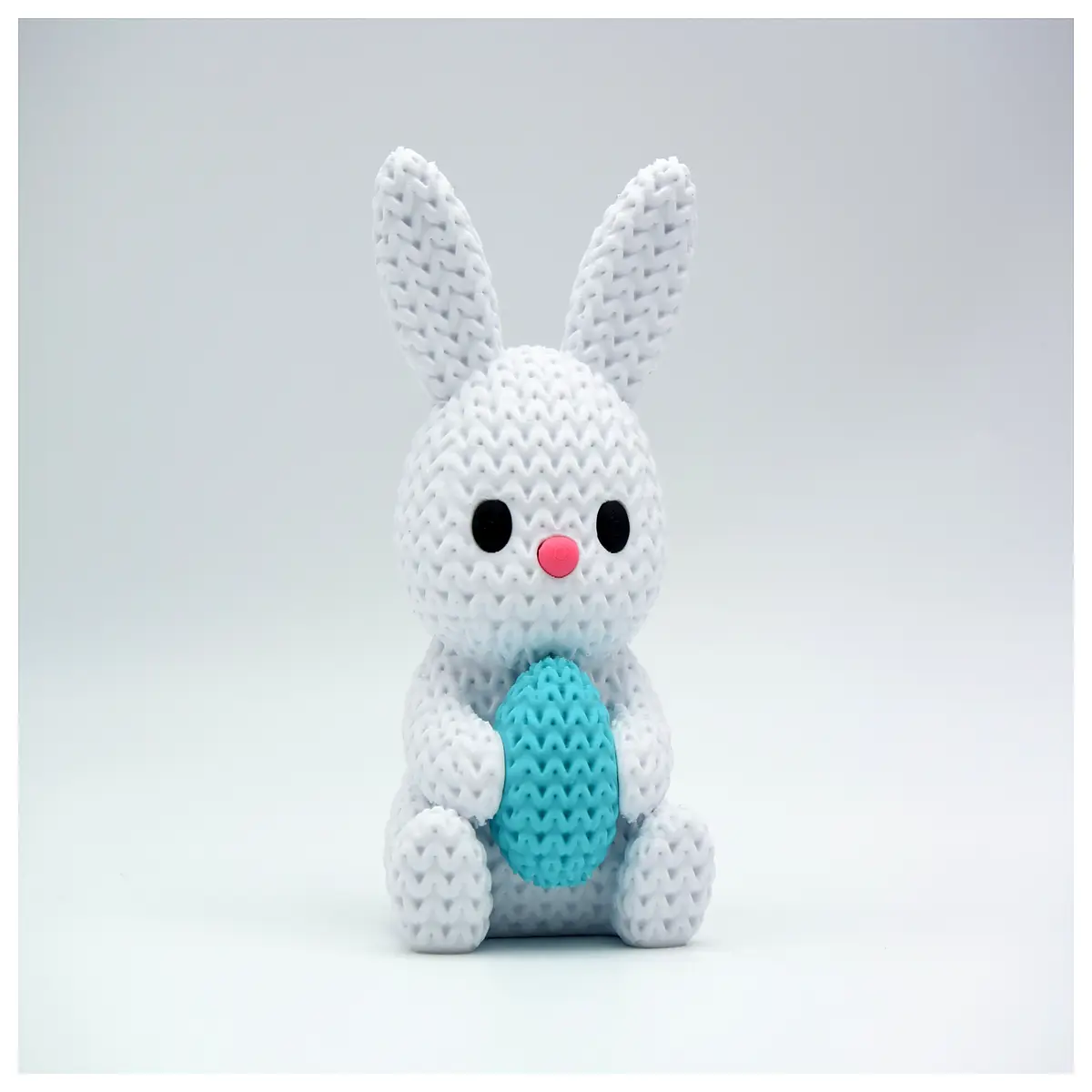 Knitted Rabbit Christmas Decoration Easter Eggs Festive Plush Toy Christmas Gift Decoration Accessories