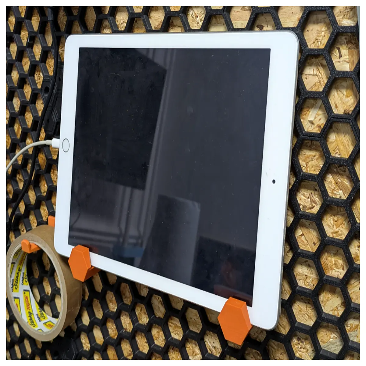 Parameter HSW Phone Tablet Stand Quick Print Adjustable Angle Mobile Stand Tablet Holder Computer Stand Rotating Base