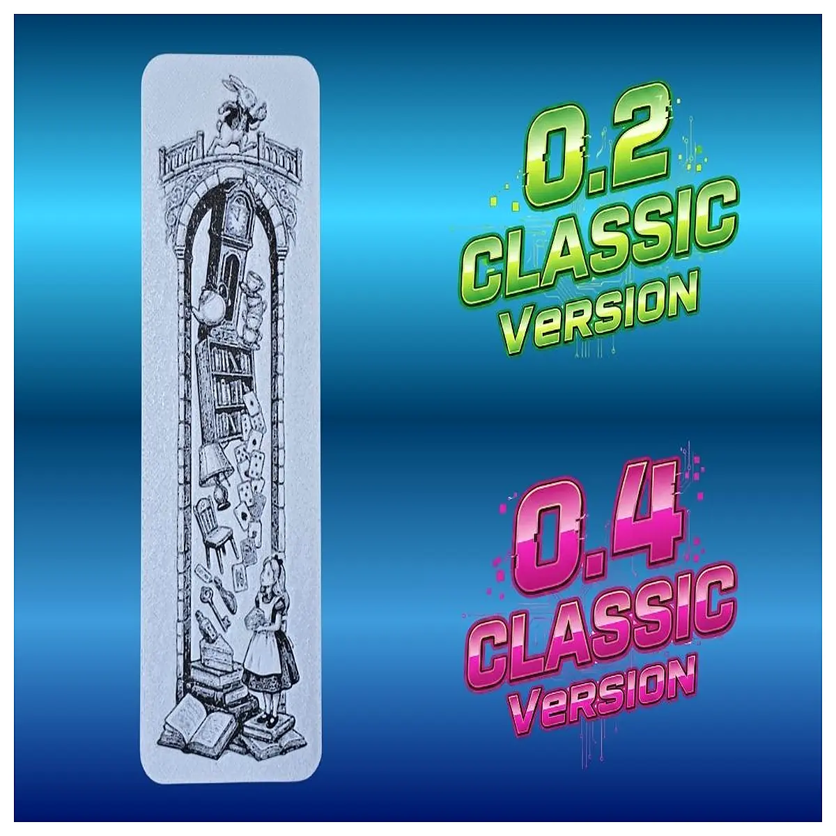 Alice in Wonderland Bookmark Classic Fairy Tale Bookmark Paper Bookmark Character Bookmark Gift Bookworm Essential