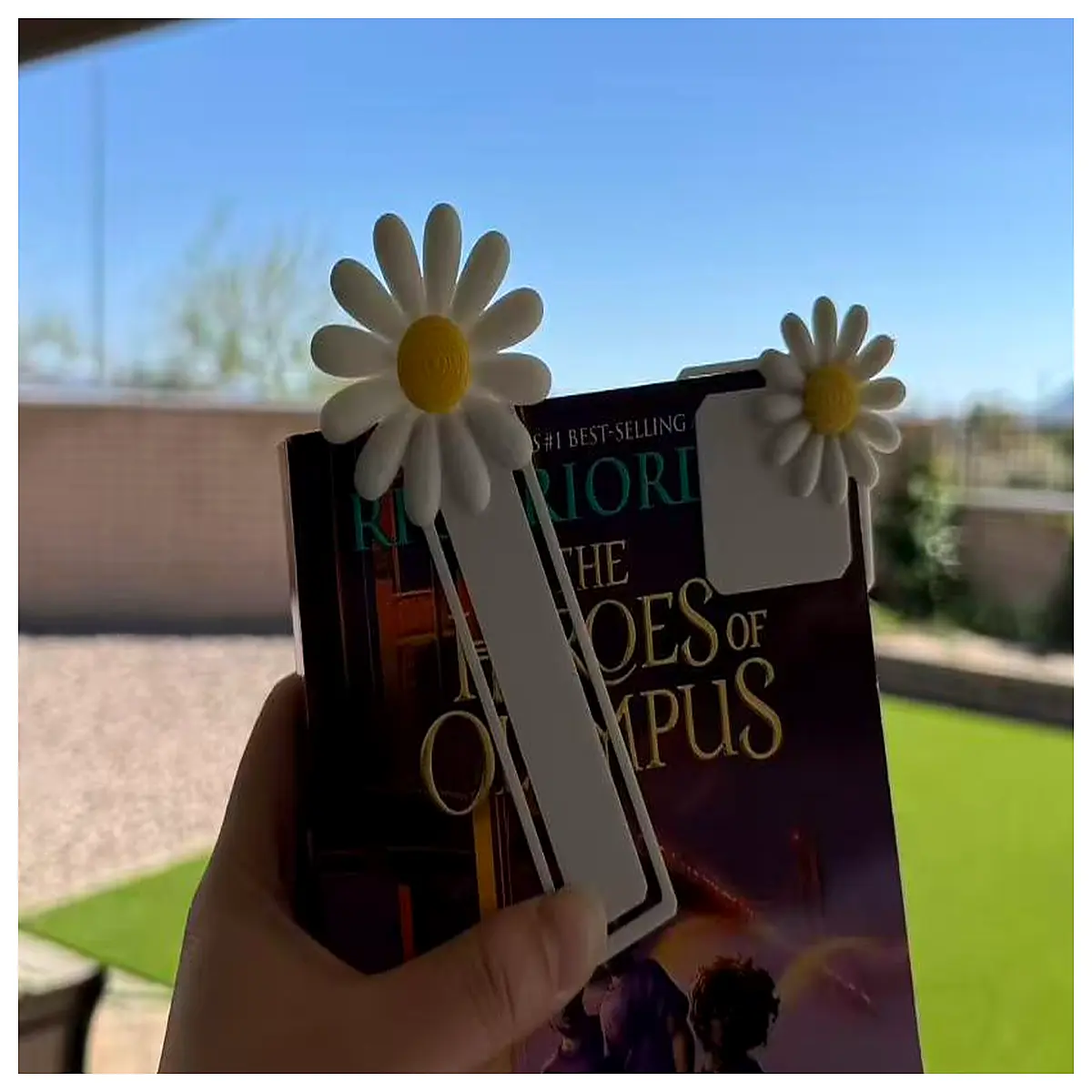 Spring Daisy Bookmark Floral Bookmark Reading Decoration Fresh Mood Book Accessories Book Lover Gift