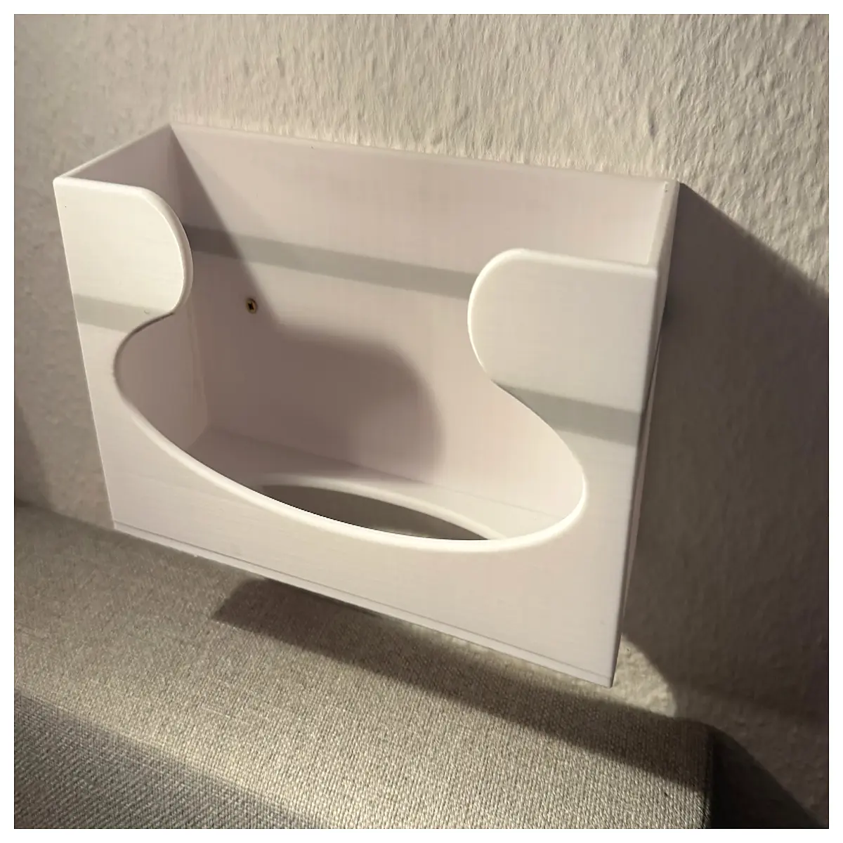 Tissue Box Holder Wall Mount Bathroom Tissue Dispenser Shelf Hanging Storage Organizer for Toilet Paper Box Easy Installation