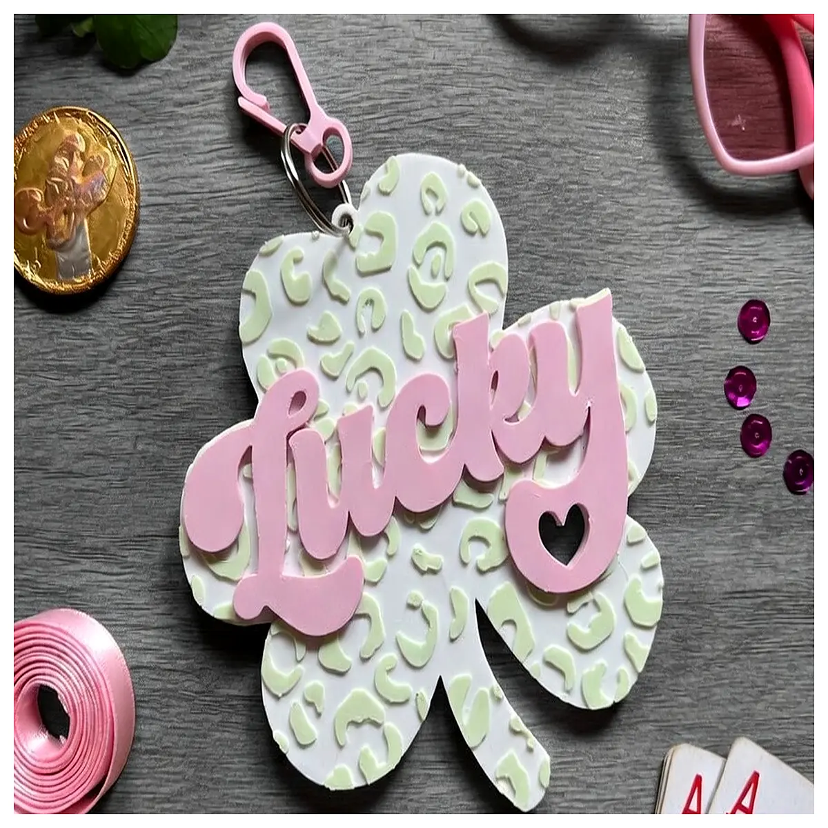 Key Chain Lucky Pendant Car Keychain Decoration Lucky Charm