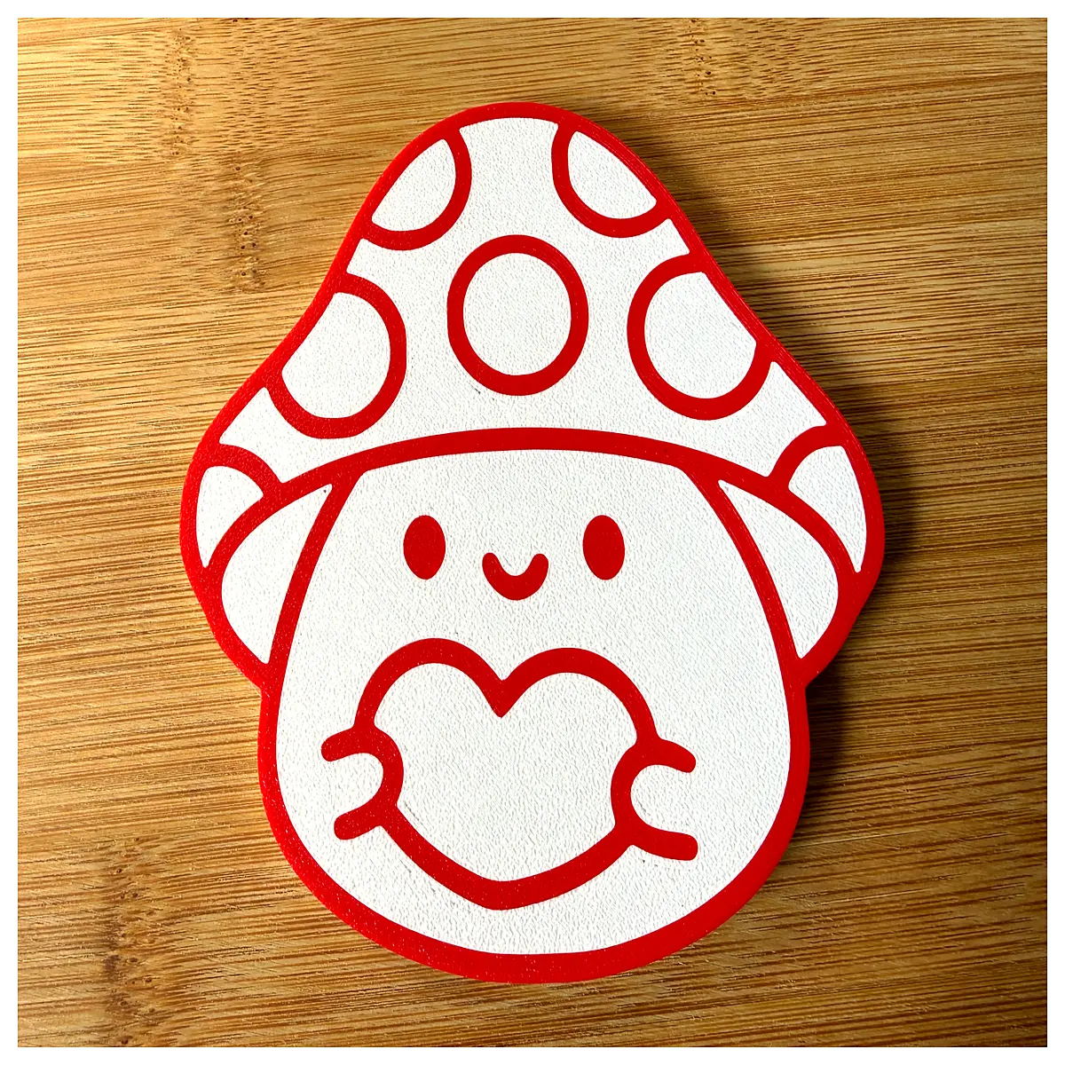 Mushroom Coasters Creative Home Decor Desktop Non Slip Pads Suitable for Coffee Tea Drink Mushroom Coasters Kitchen Table Accessories