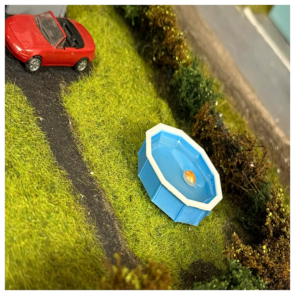 Pool Accessories Backyard Installation H0 Scale Small Pool Pool Equipment Pool Parts