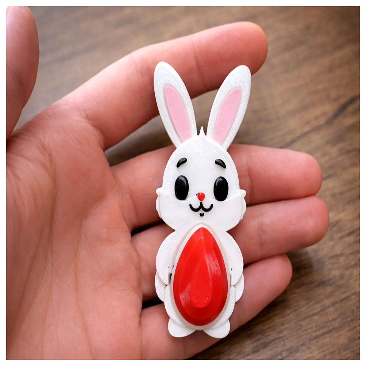 Easter Bunny Squeak Puzzle Toy Stress Relief Toy Kids Fun Brain Teaser Quiet Bunny Toy Relaxation Anxiety Relief