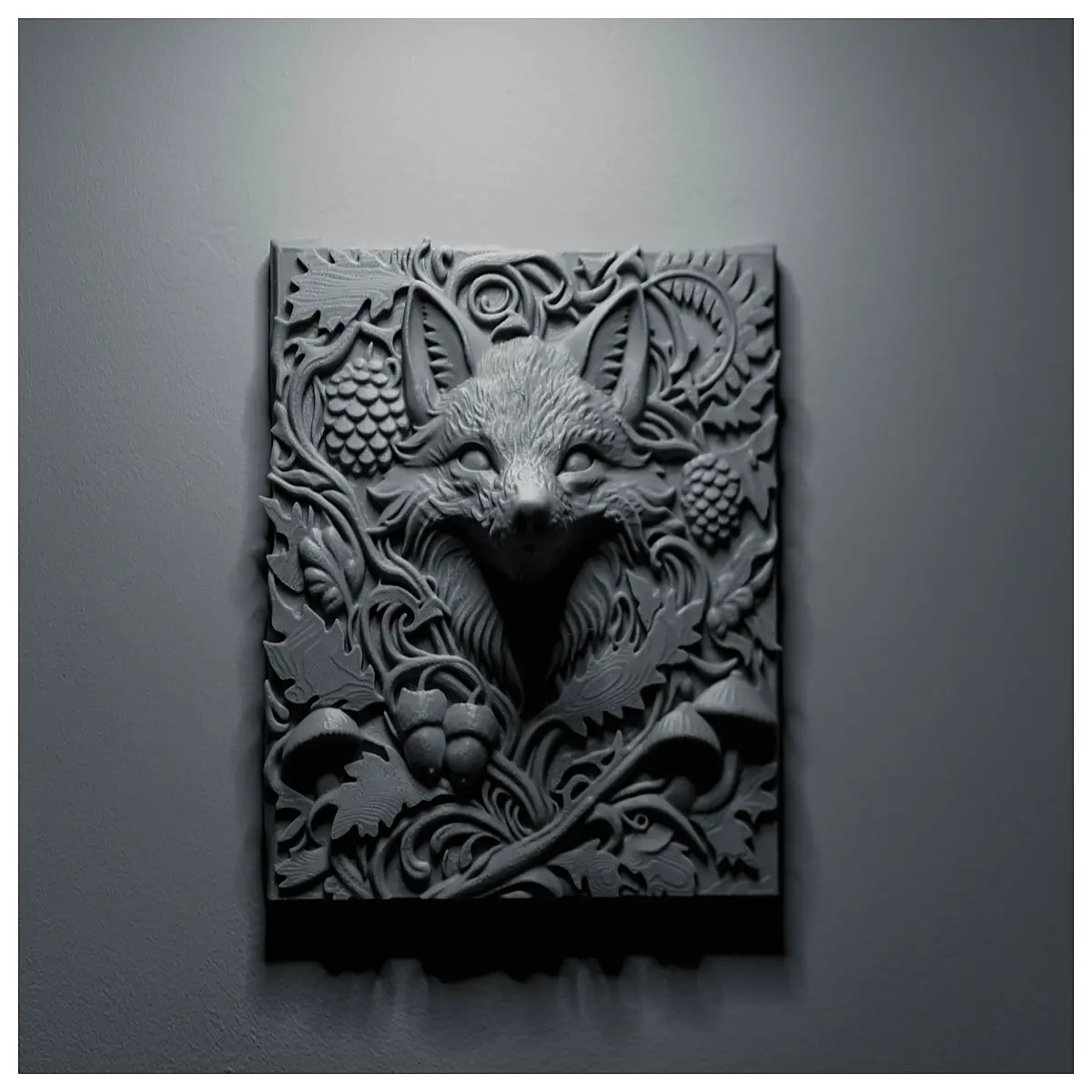 fox embossed leather wallet women designer clutch bag gold hardware fashion accessory