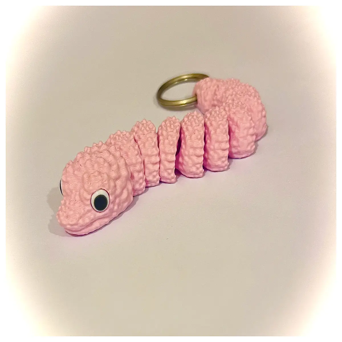 Wiggling Snake Keychain Animated Snake Charm Miniature Moving Snake Decoration Pet Snake Model Cute Keychains