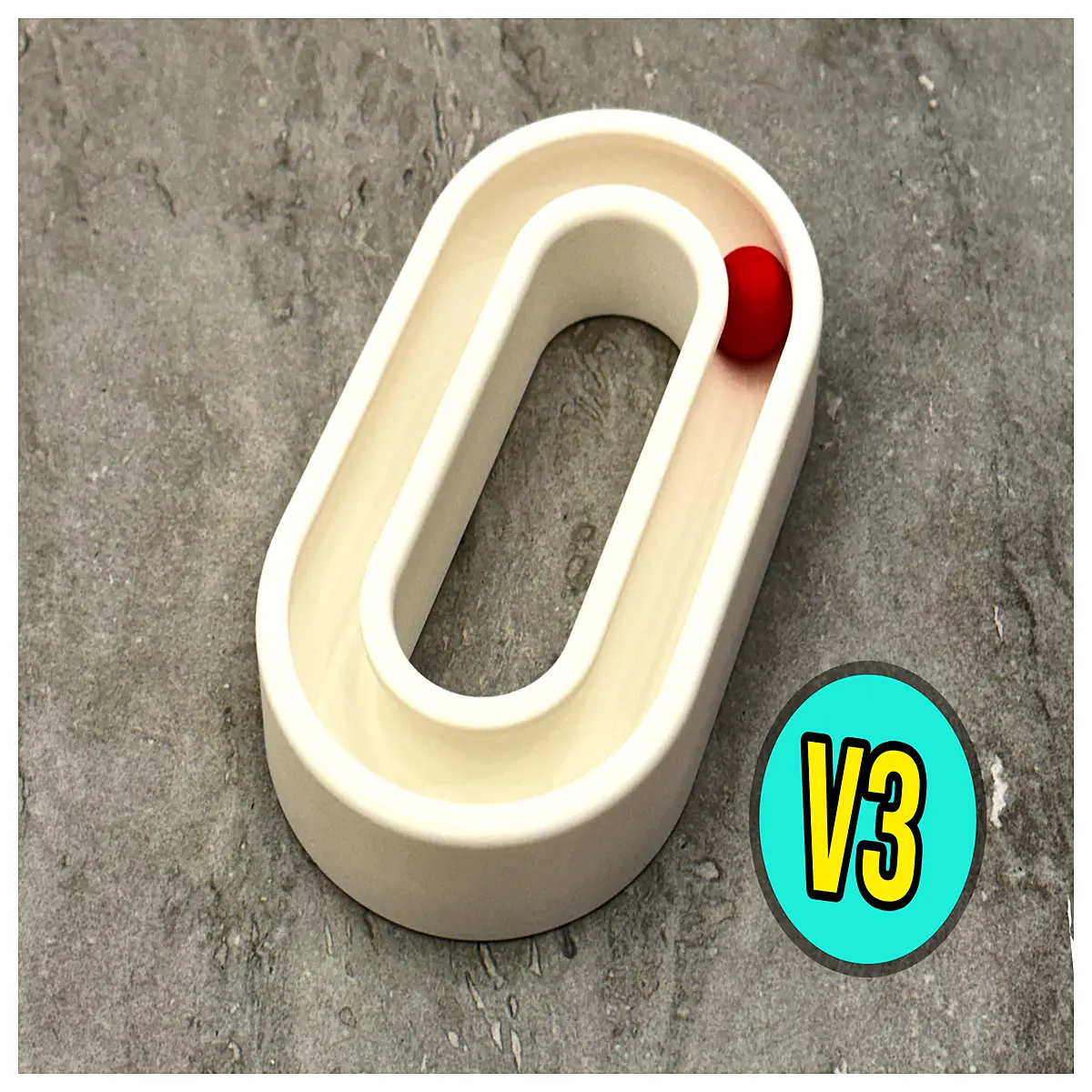 Oval Decompression Toy V3 Cat Infinite Loop Stress Relief Kids Puzzle Toy Fun Fidget Toy
