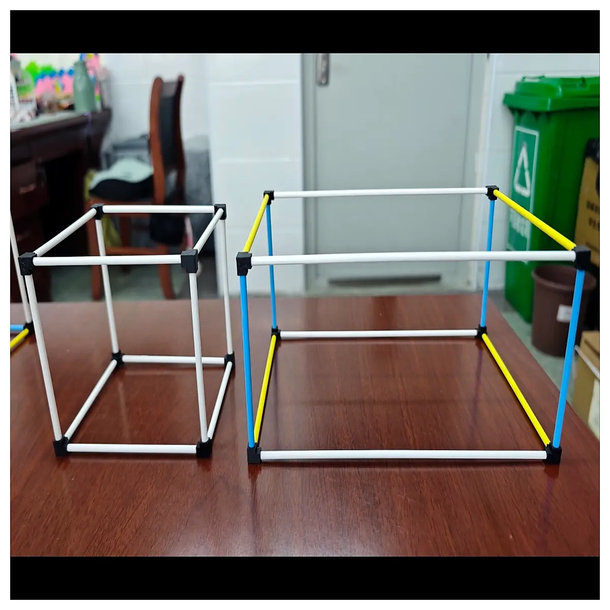 Cube Learning Toy Introduce Cubes Geometry Education for Kids STEM Activities Preschool Learning