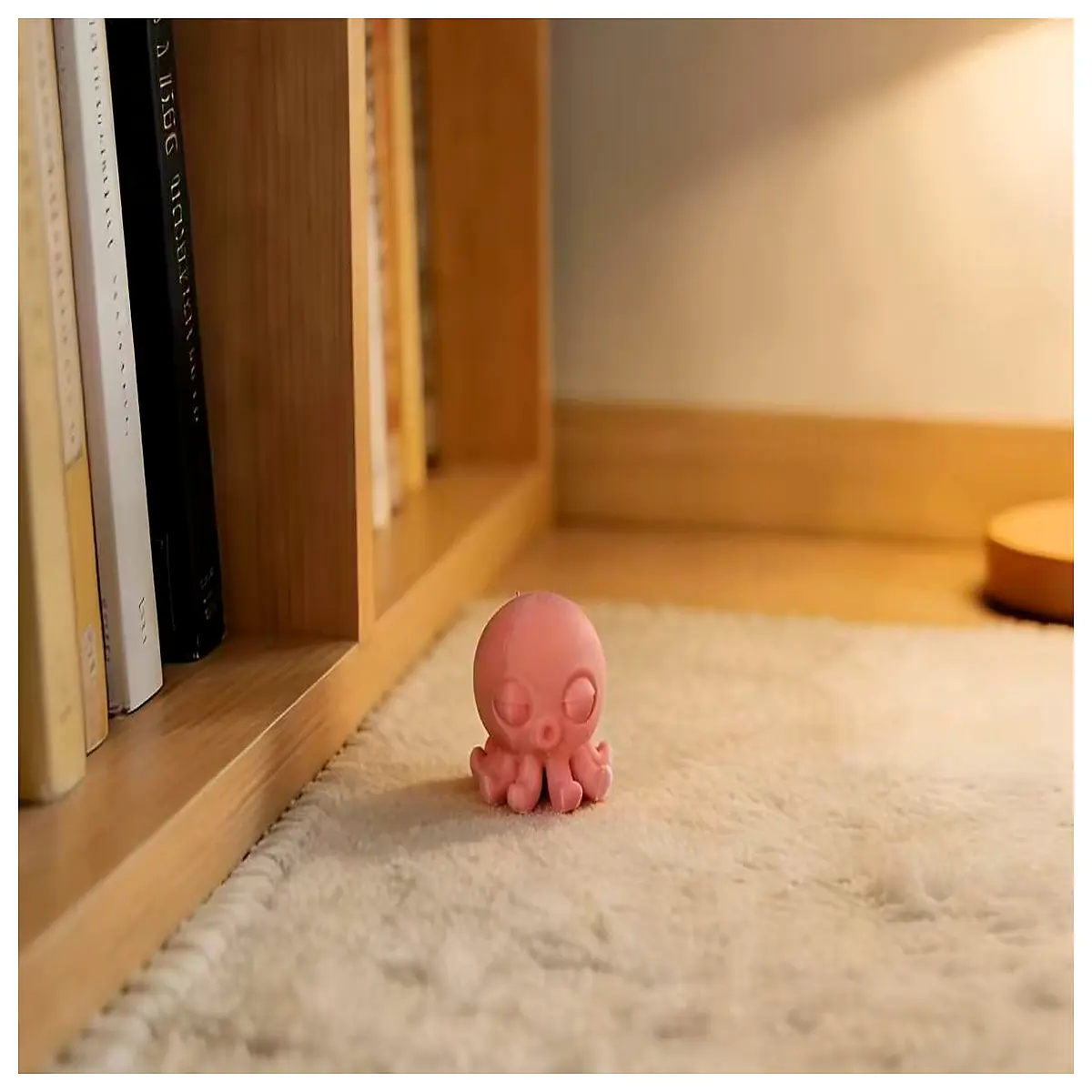 Cute Octopus Figurine Desktop Decoration Toy Adorable Handcrafted Model Mini Octopus Figurine Creative Placement Gift Choice