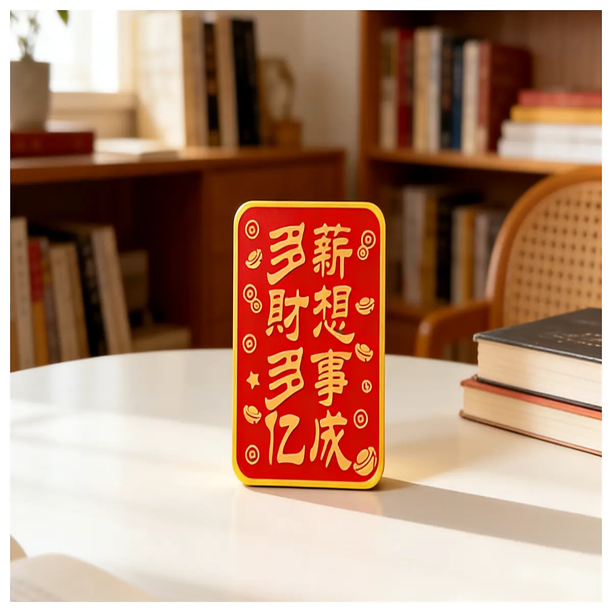 funny office desk decor motivational quote abundant wealth desktop ornament for cubicle workspace inspiration