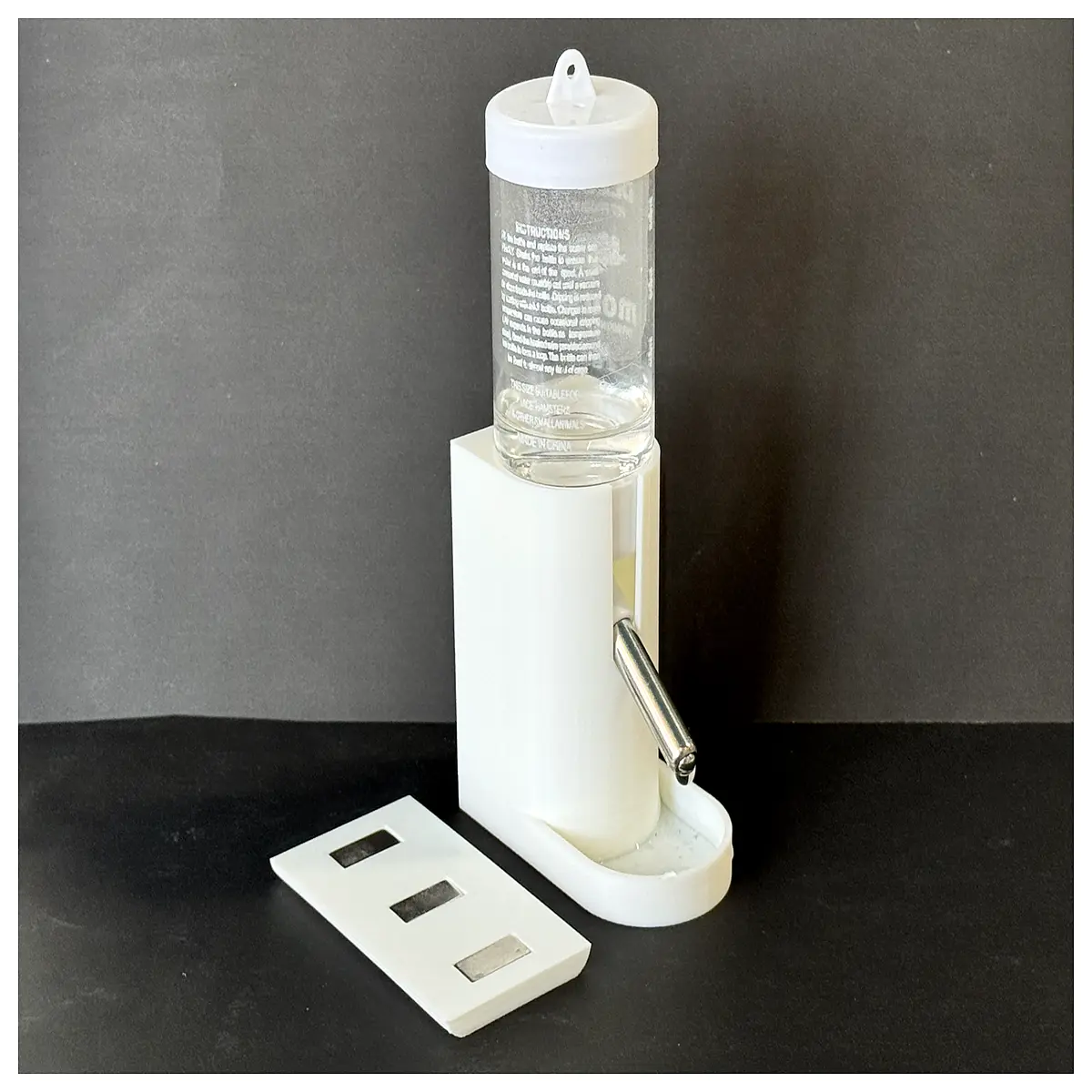 Magnetic Anti Tilt Water Tower for Hamsters V10 Hamster Water Station Pet Water Bowl Small Animal Feeder