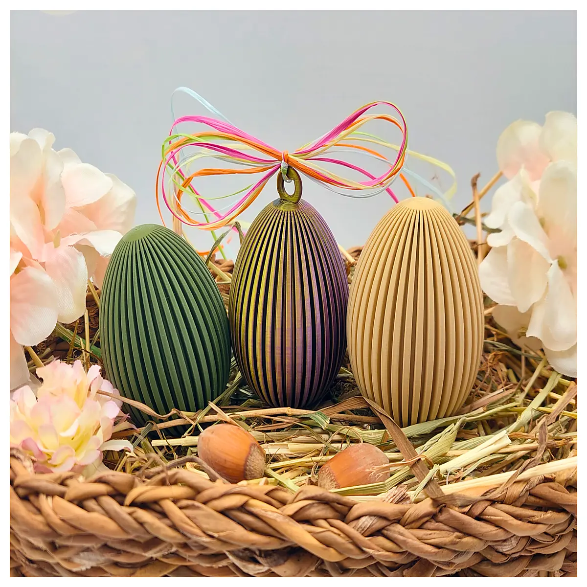 Modern Woven Easter Eggs Decorative Easter Gift Festive Decoration Creative Ornament Modern Art Decoration