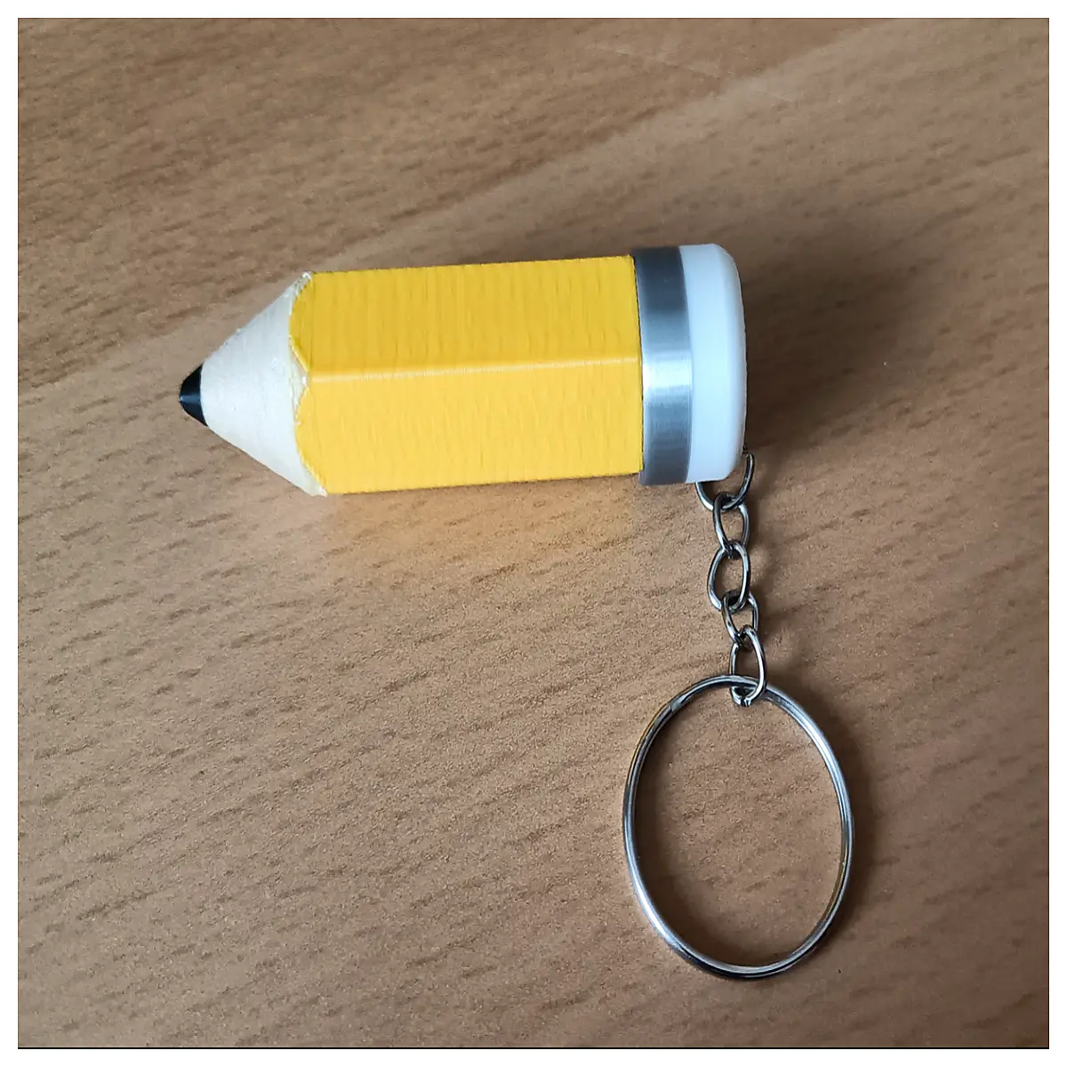 Pencil Keychain Student Stationery Accessory Pen Case Decoration Creative Mini Gift Pencil Charm Desktop Display