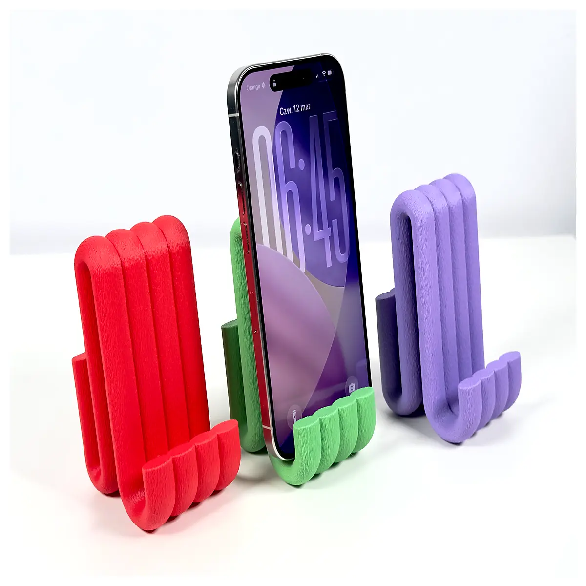 Wave Pattern ful Phone Stand Mobile Holder Desk Phone Stand Phone Accessory Support Bracket