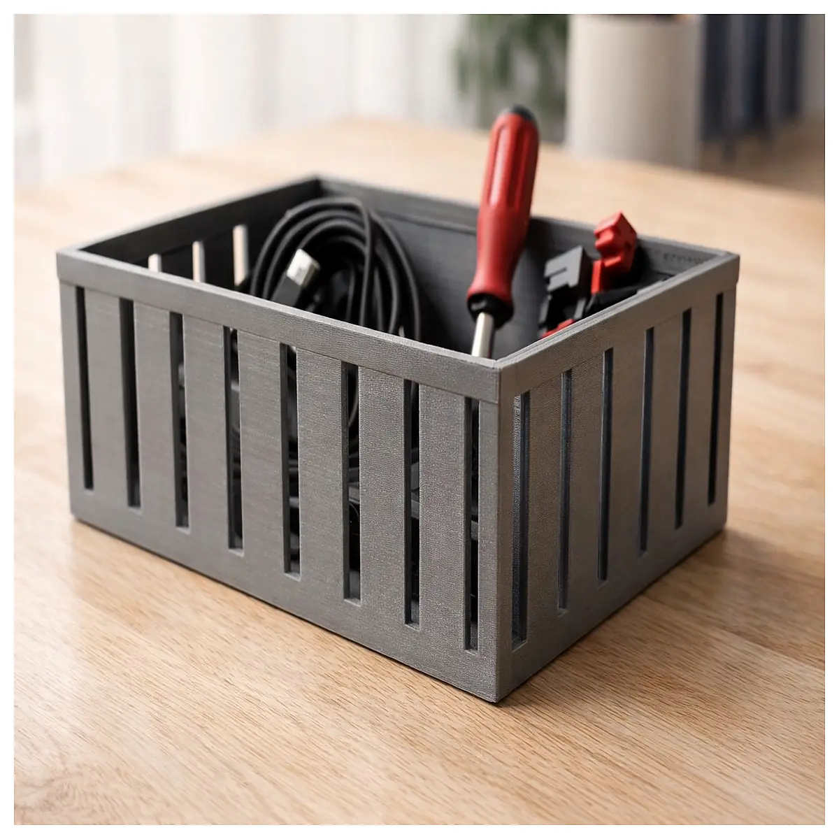 Durable Storage Box Sealed Ventilation Proof Storage Box Home Office Multi Purpose Organizer