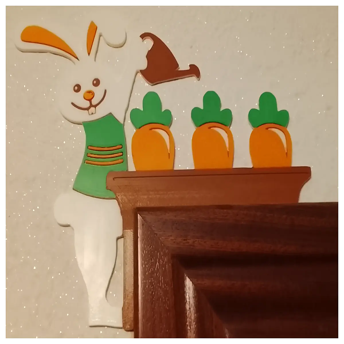 Easter Bunny Toy Holiday Decoration Christmas Gift Kids Toy Easter Eggs Bunny Figure
