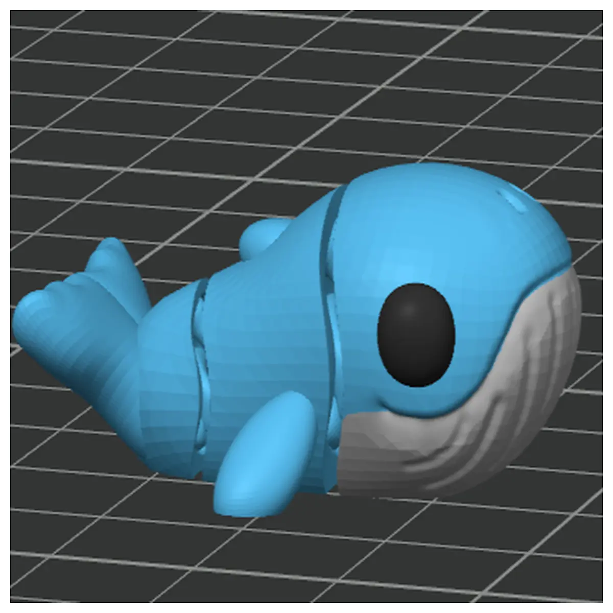 Mini Flexible Whale v2 Baby Toy Soft Plush Animal Figure Developmental Plaything Parental Interaction Infant Gift