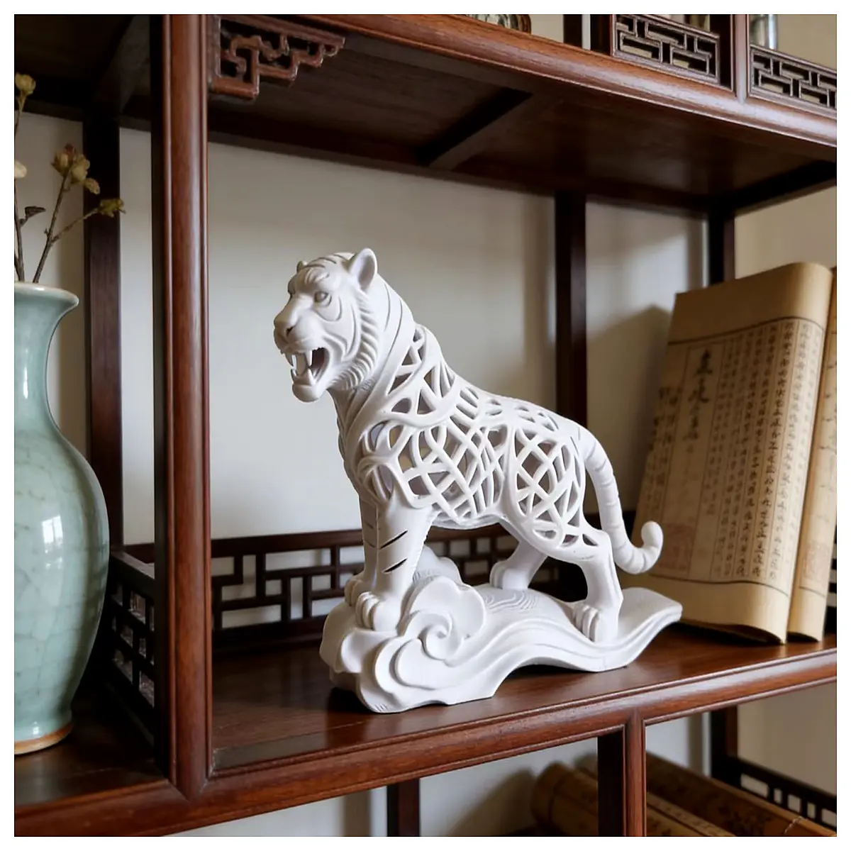 Tiger Zodiac Accessories Tiger Decorations Tiger Theme Toys Tiger Birthday Gifts Tiger Pattern Ornaments Tiger Elements Jewelry Enhance Tiger