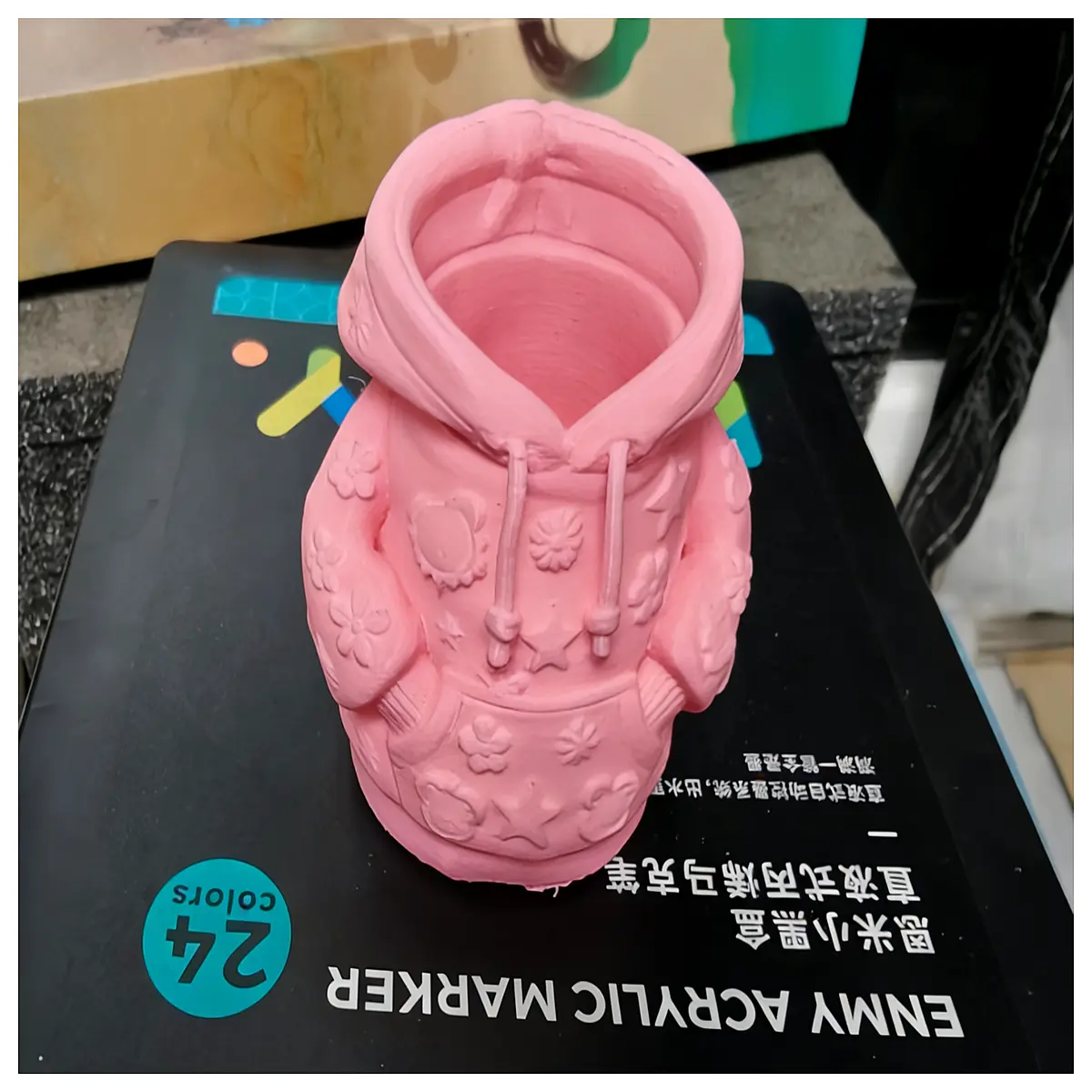 Spring Women s Hoodie Pencil Case Student Backpack Organizer Simple Fashion Carry Pen Holder Creative Gift