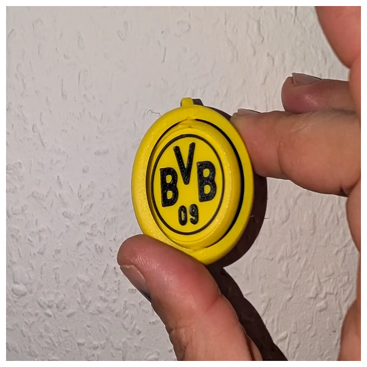 3D Dortmund Keychains Rotating Model Souvenir Car Decoration Keyring Collectible Keychains Accessories