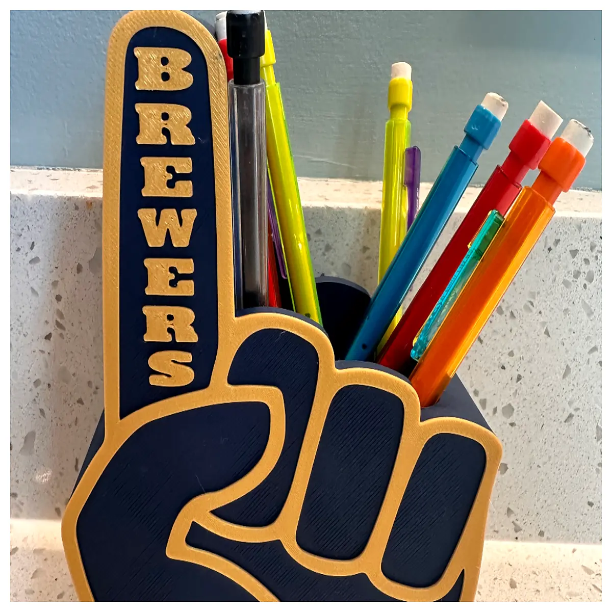 Brewers Pencil Baseball Memorabilia Team Gear Collectible Baseball Game Gift