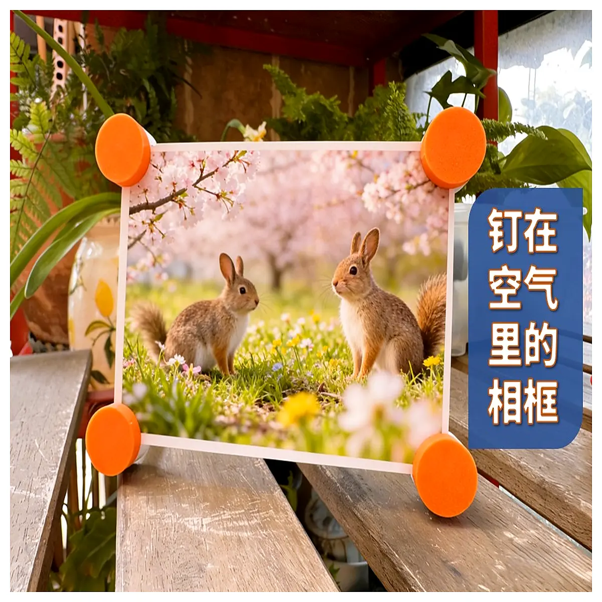 Floating Photo Display Frame Hanging Air Fixed Picture Frame Creative Decoration Personal Photo Frame Photo Wall Home Decor