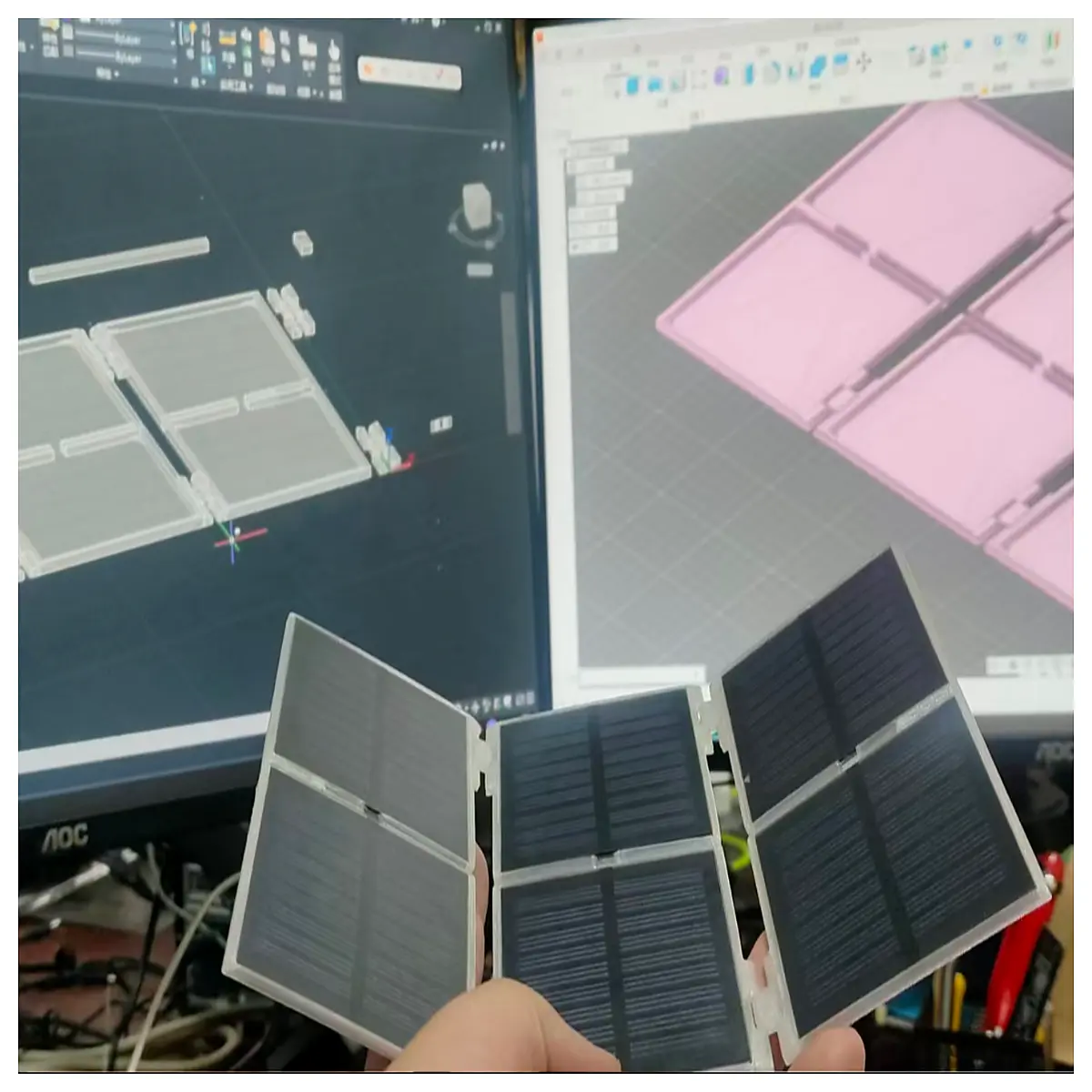 61X61 Foldable Solar Panel Mount Solar Panel Bracket Adjustable Support Outdoor Solar Accessory